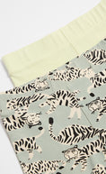 Load image into Gallery viewer, 2 Pack Tiger Print And Green Leggings