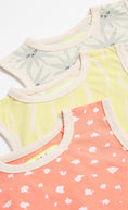Load image into Gallery viewer, 3-Pack Print Vests In Bright Orange, Yellow, And Blue