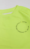 Load image into Gallery viewer, Kids Bright Yellow Slogan Rash Vest