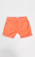 Load image into Gallery viewer, Pull-On Coral Corduroy Shorts