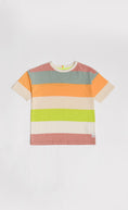 Load image into Gallery viewer, Colourful Oversized Striped Tee
