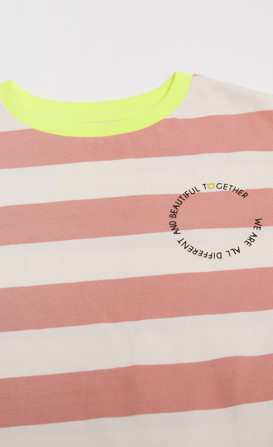 Stripped Slogan Tee