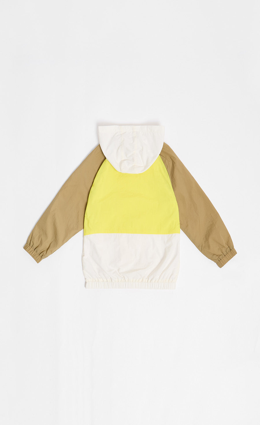 Colour Blocked Nylon Jacket With Shower-Resistant Finish