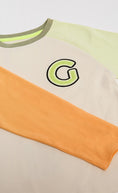 Load image into Gallery viewer, Colourful Long Sleeve Tee With a G Badge
