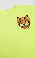 Load image into Gallery viewer, Bright Yellow Tiger Character Face Print Tee

