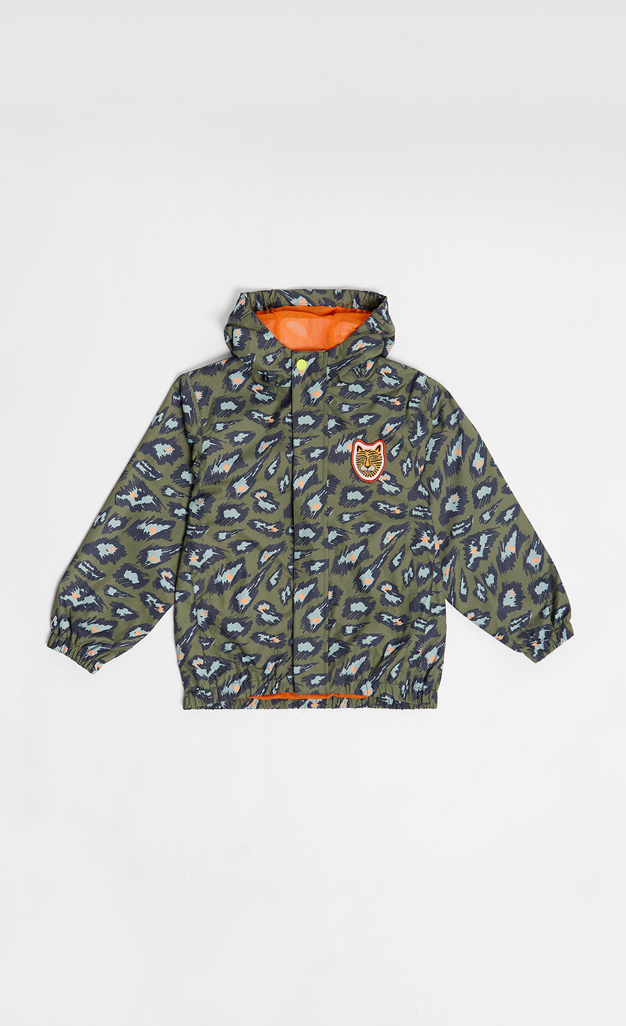 Leopard Spot Printed Shower-Resistant Jacket
