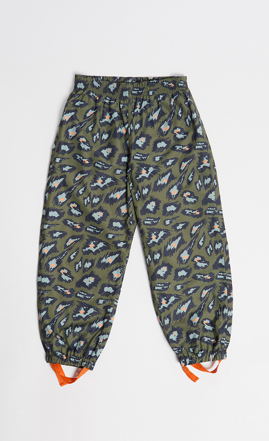 Leopard Spot Printed, Shower-Resistant Vibrant Trousers