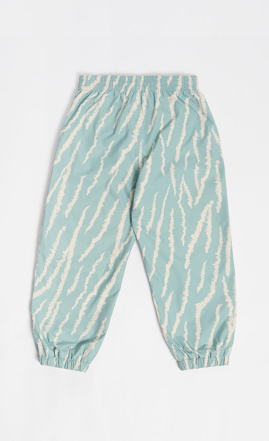 Tiger Stripe Print, Shower-Resistant Vibrant Trousers