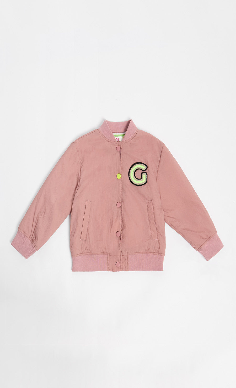 Cameo Brown Lightly Wadded Bomber Jacket