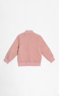 Load image into Gallery viewer, Cameo Brown Lightly Wadded Bomber Jacket
