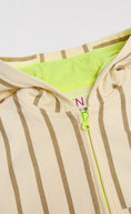 Load image into Gallery viewer, Stripe Zip-Thru Hoodie
