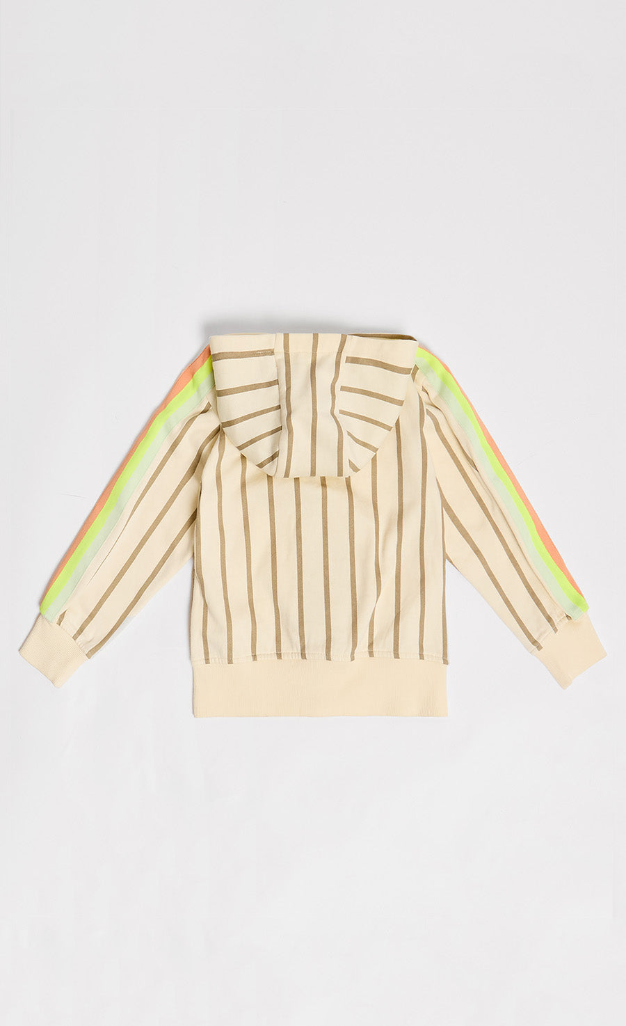 Stripe Zip-Thru Hoodie