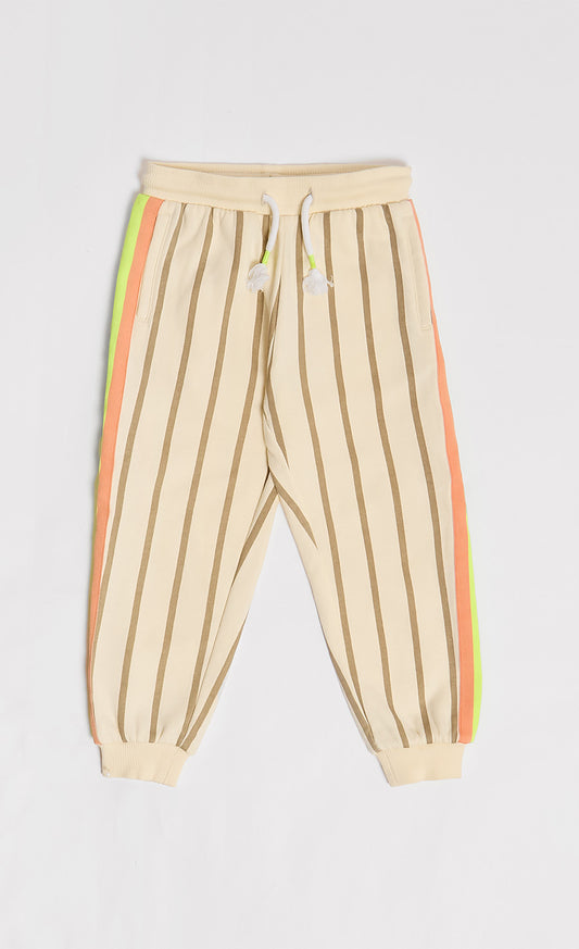 Printed Stripe Joggers