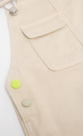 Load image into Gallery viewer, Muted Beige Cotton Dungaree
