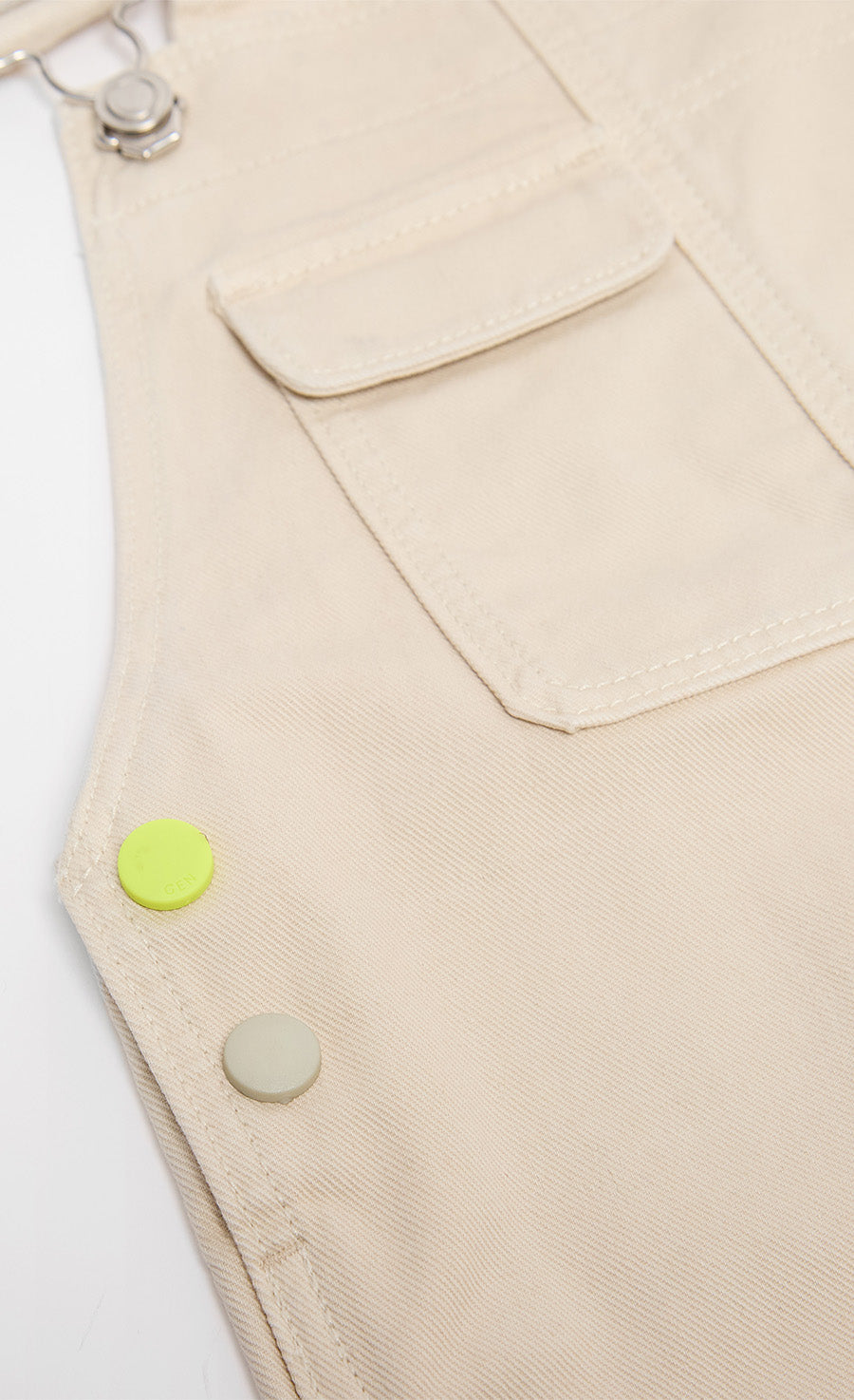 Muted Beige Cotton Dungaree