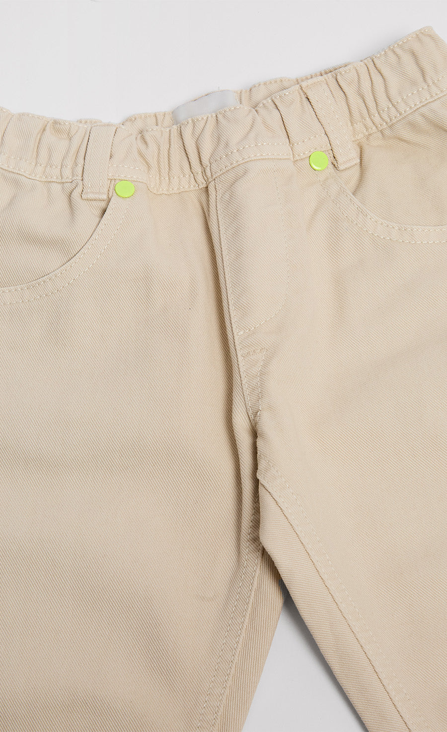 Cool Beige Washed Trousers