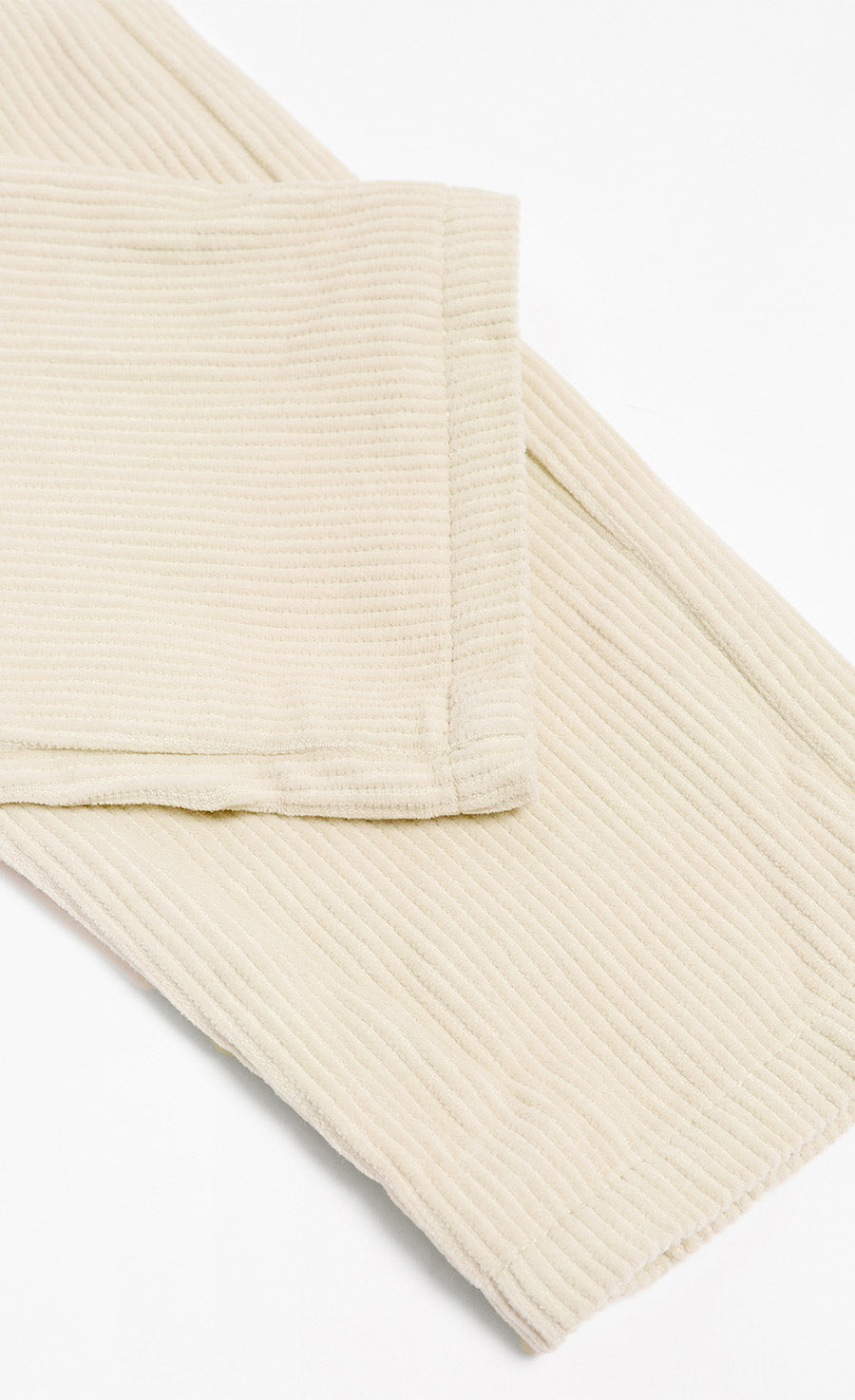 Stone Corduroy Pull-On Trousers