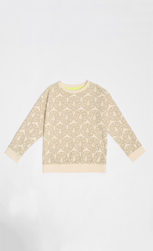 Tiger Print Sweatshirt