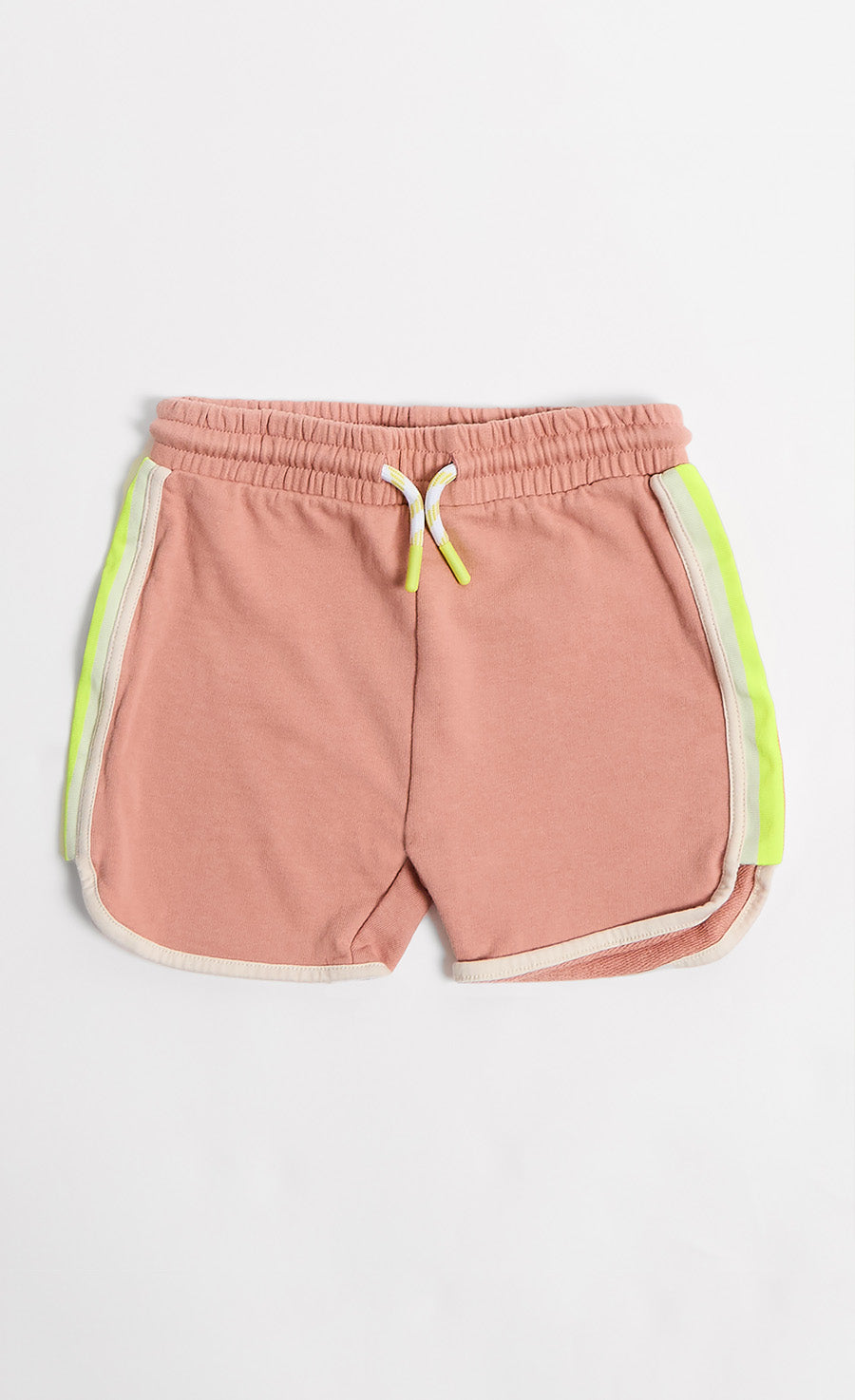 3-Pack Cotton Jersey Shorts In Cameo Brown Muted Grey And Yellow