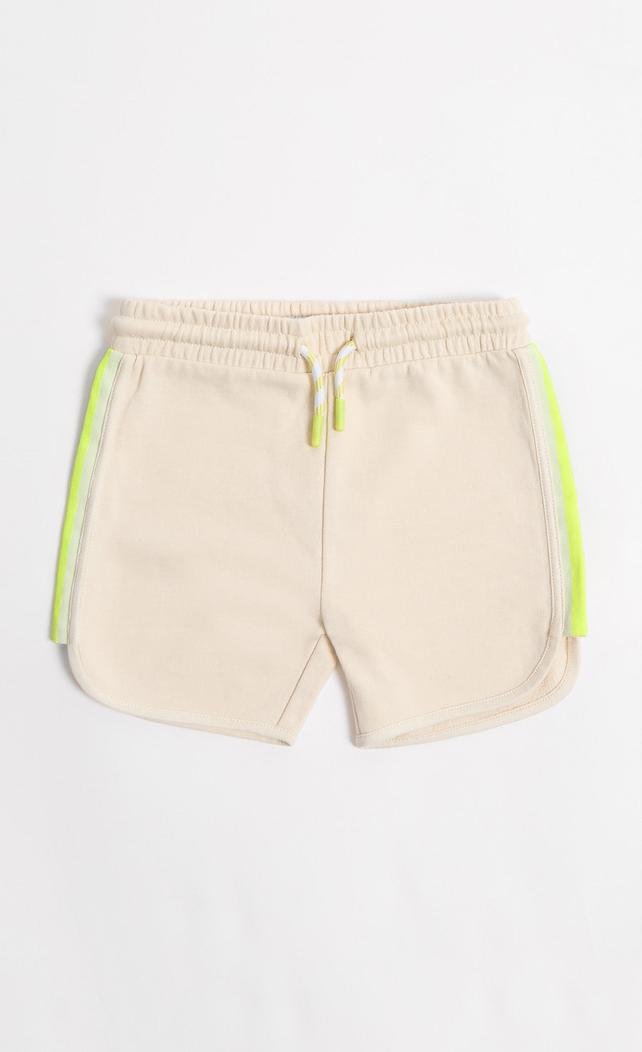 3-Pack Cotton Jersey Shorts In Cameo Brown Muted Grey And Yellow