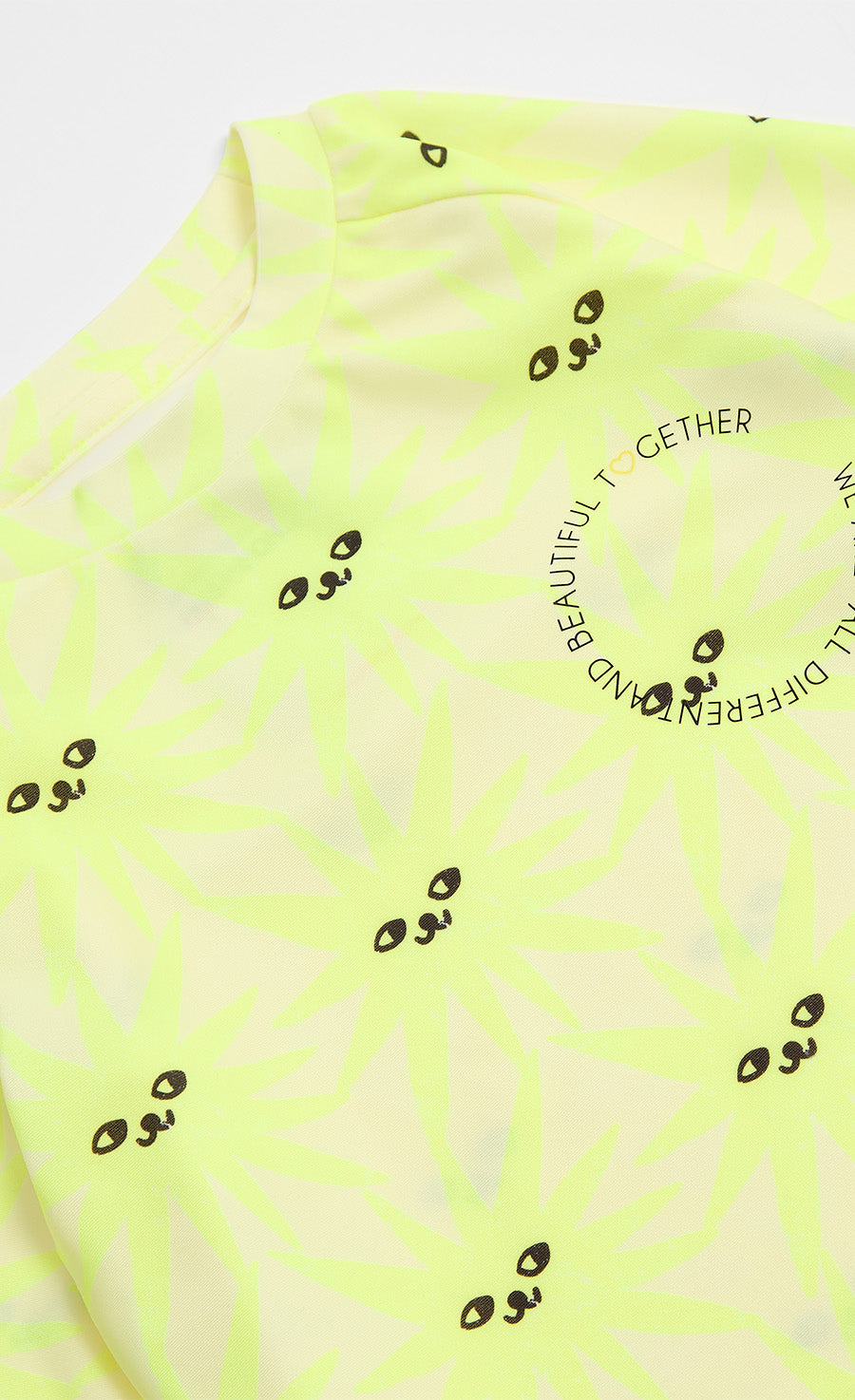 Bright Yellow Sun Print 2 Piece Swim Set