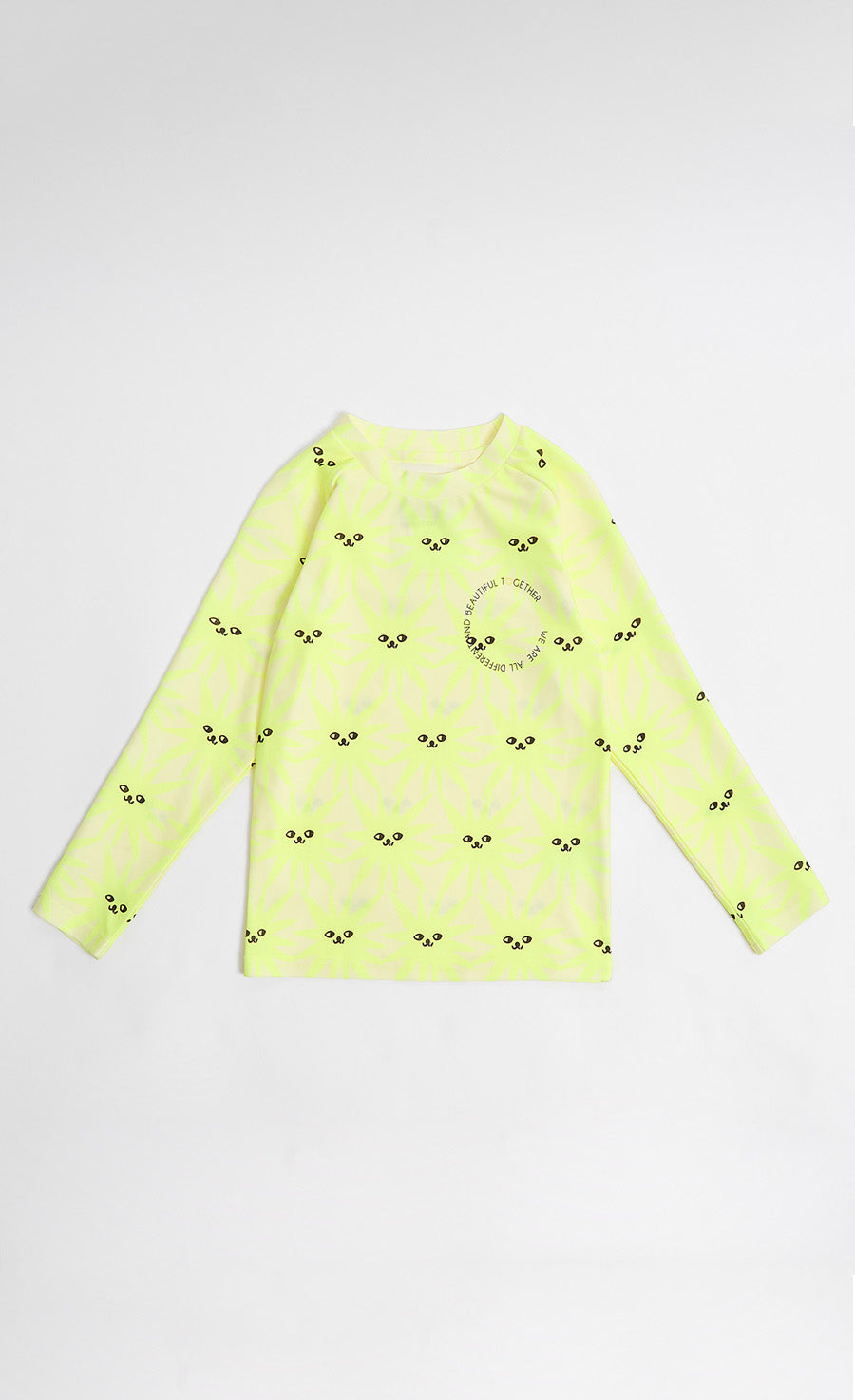 Bright Yellow Sun Print 2 Piece Swim Set