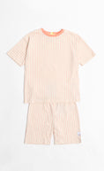 Load image into Gallery viewer, 2 Pack Sun Print And A Stripe Print Short Pyjama Set
