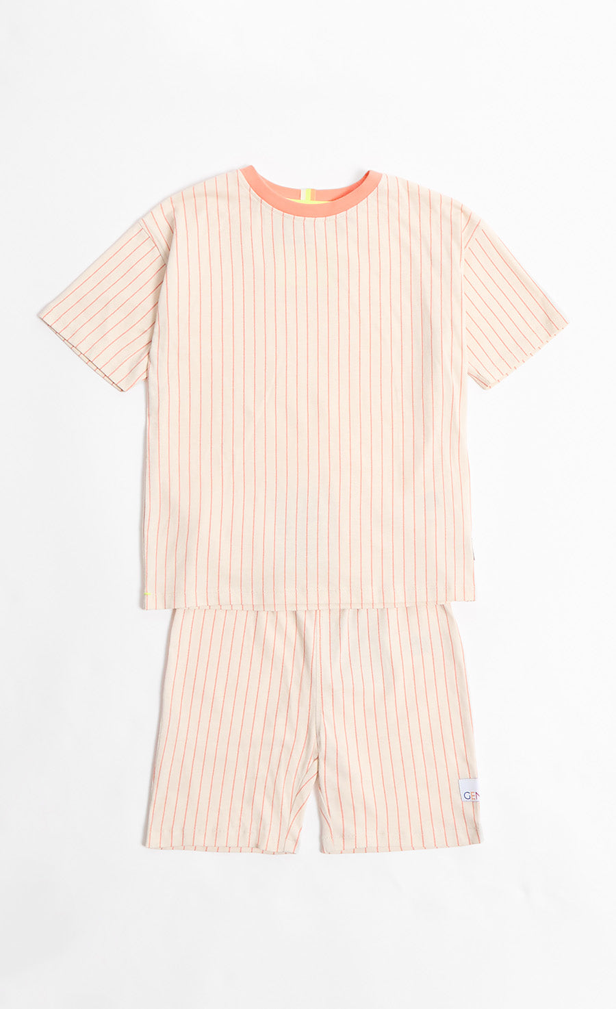 2 Pack Sun Print And A Stripe Print Short Pyjama Set