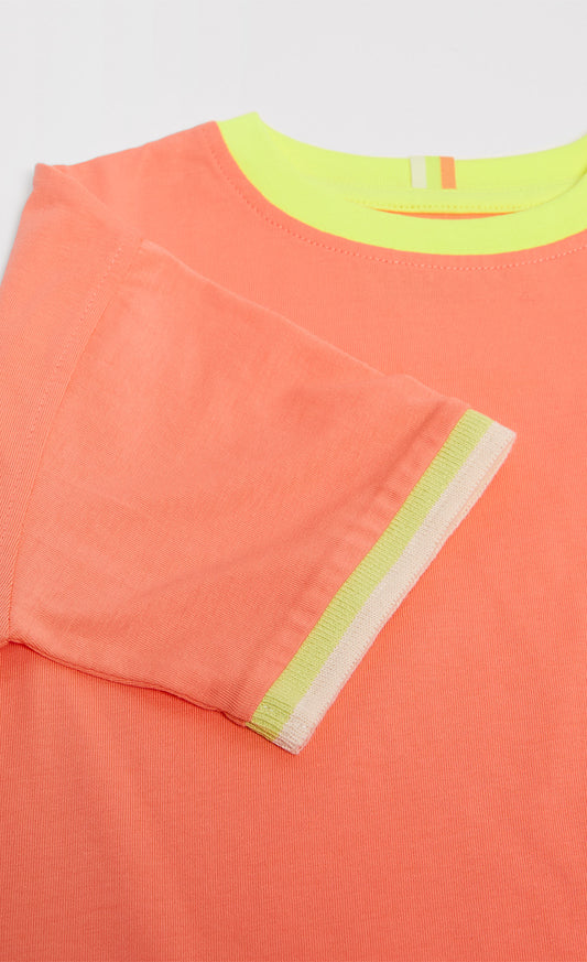 Oversized And Lightweight Coral Tee