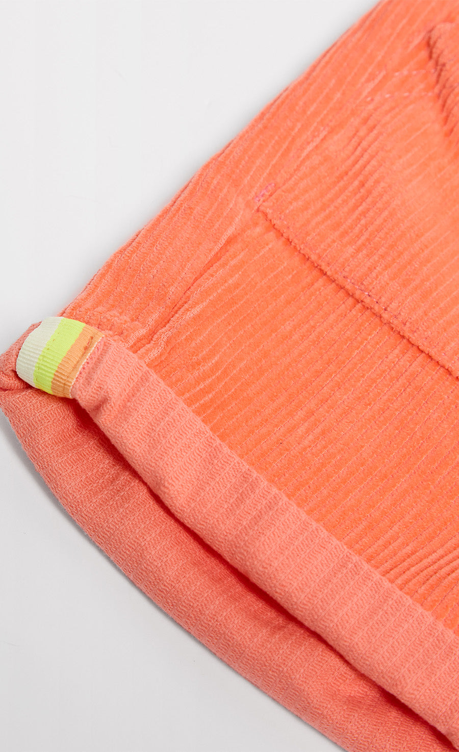 Pull-On Coral Corduroy Shorts