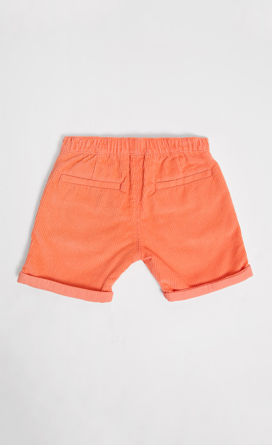 Pull-On Coral Corduroy Shorts