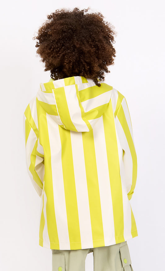 Hooded Printed Raincoat