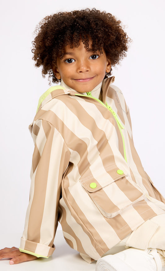 Hooded Printed Raincoat