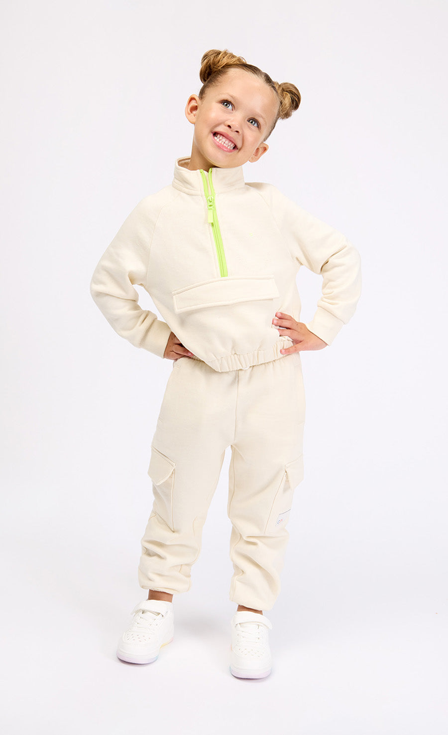 Pocket 1/4 Zip Sweat Top