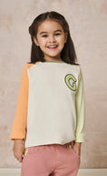 Load image into Gallery viewer, Colourful Long Sleeve Tee With a G Badge
